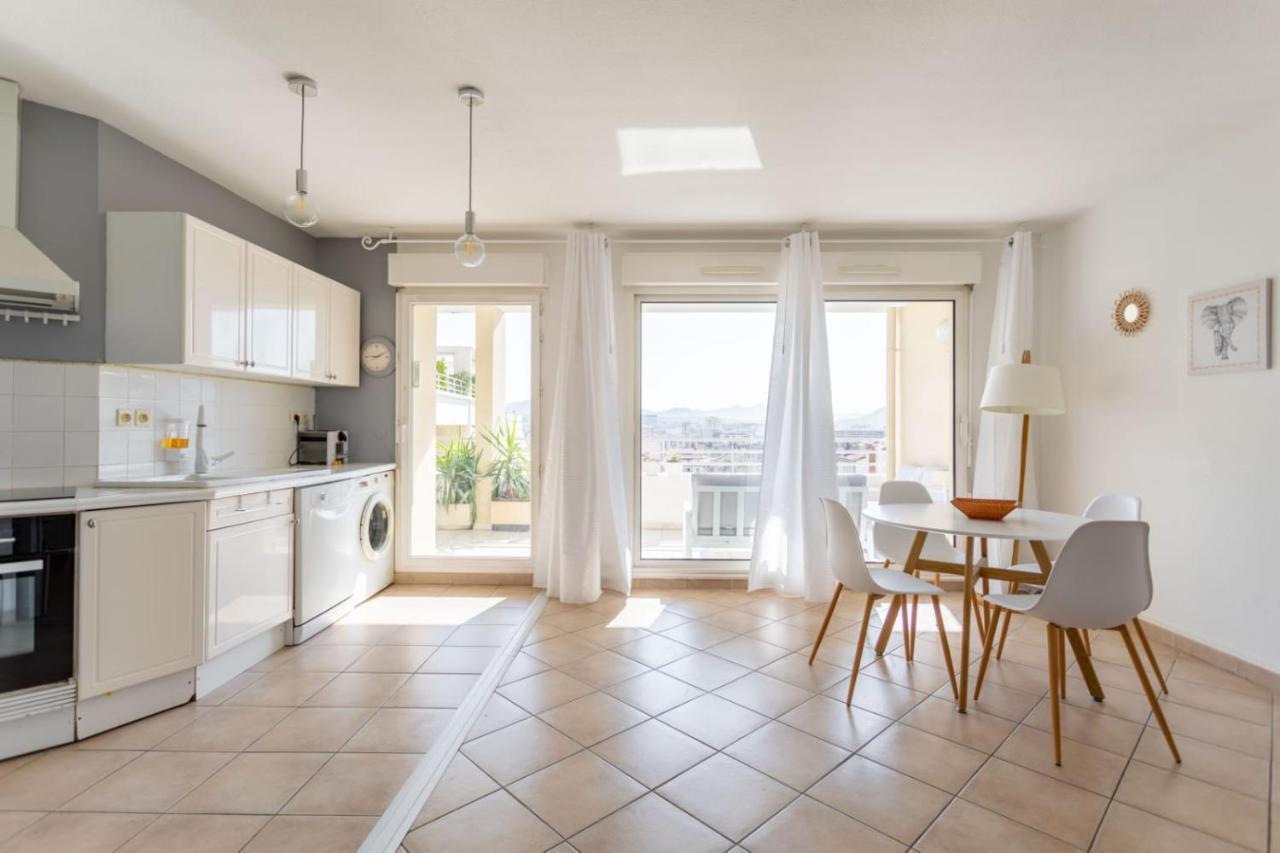 Appartement Standing Marseille 2 Chambres 6 Pers Clim Parking Jo Esterno foto