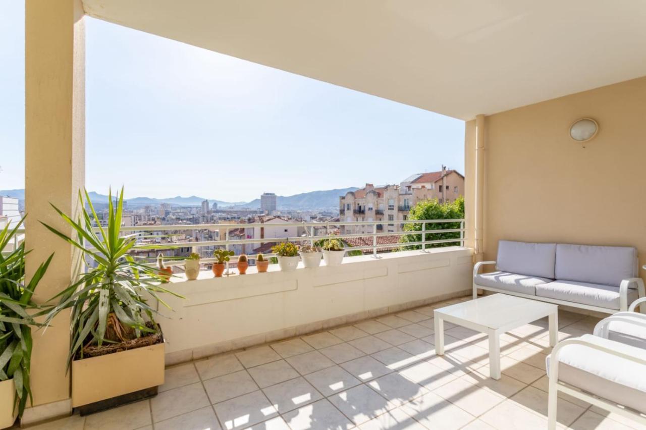 Appartement Standing Marseille 2 Chambres 6 Pers Clim Parking Jo Esterno foto